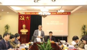 TS. Đặng Xuân Hoan – Giám đốc Học viện, Chủ tịch HĐBT phát biểu mở đầu Hội nghị