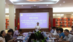 TS. Đặng Xuân Hoan – Giám đốc Học viện phát biểu kết luận tại Hội nghị