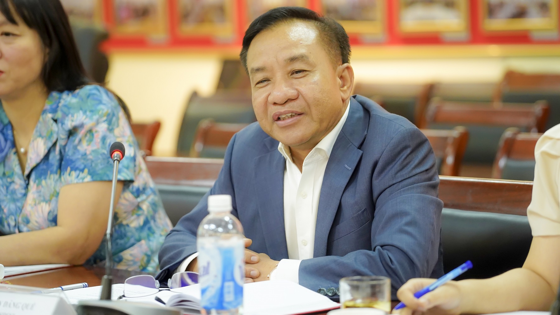 TS. Nguyễn Đăng Quế - Phó Giám đốc Học viện Hành chính Quốc gia bày tỏ mong muốn bước tiến mới với các đề xuất hợp tác trong tương lai