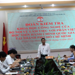 Đoàn Kiểm tra hoạt động khoa học và công nghệ của Bộ Nội vụ làm việc với Phân viện Học viện Hành chính Quốc gia tại Thành phố Hồ Chí Minh