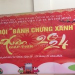 Ngày hội “Bánh chưng xanh – Chào xuân Giáp Thìn 2024” tại Phân viện Học viện Hành chính Quốc gia Thành phố Hồ Chí Minh