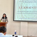 Khai giảng Lớp bồi dưỡng đối với lãnh đạo, quản lý cấp huyện và tương đương Khóa 1 năm 2024 tại Phân hiệu Học viện Hành chính Quốc gia tại TP.Hồ Chí Minh