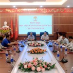 Lãnh đạo Học viện Hành chính Quốc gia làm việc với Phân hiệu Học viện Hành chính Quốc gia tại tỉnh Đắk Lắk