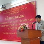 Khai giảng lớp Bồi dưỡng ngạch chuyên viên khóa IV/2021 tại Phân viện Học viện Hành chính Quốc gia tại thành phố Huế