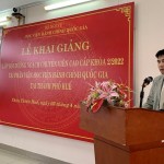 Khai giảng lớp Bồi dưỡng ngạch chuyên viên cao cấp khóa 2/2022 tại Phân viện Học viện Hành chính Quốc gia tại thành phố Huế