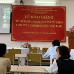 Khai giảng hai lớp Bồi dưỡng ngạch chuyên viên chính khóa I và II năm 2022 tại tỉnh Bình Định