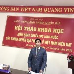 Hội thảo khoa học “Kiểm soát quyền lực của chính quyền địa phương ở Việt Nam hiện nay”