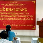 Lễ Khai giảng Lớp Bồi dưỡng đối với lãnh đạo, quản lý cấp Vụ và tương đương khóa 9/2024 tại Phân hiệu Học viện Hành chính Quốc gia tại tỉnh Quảng Nam