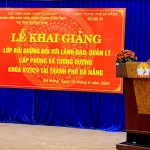 Lễ khai giảng lớp bồi dưỡng đối với lãnh đạo, quản lý cấp phòng và tương đương khóa 5/2024 tại Phân hiệu Học viện Hành chính Quốc gia tại tỉnh Quảng Nam