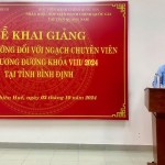 Khai giảng lớp Bồi dưỡng đối với ngạch chuyên viên và tương đương khóa VIII/2024 tại Phân hiệu Học viện Hành chính Quốc gia tại tỉnh Quảng Nam